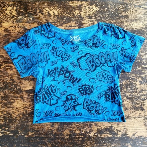 T-Shirt Trio, 2 Crop Tops & 1 Graphic Tee - Picture 6 of 7